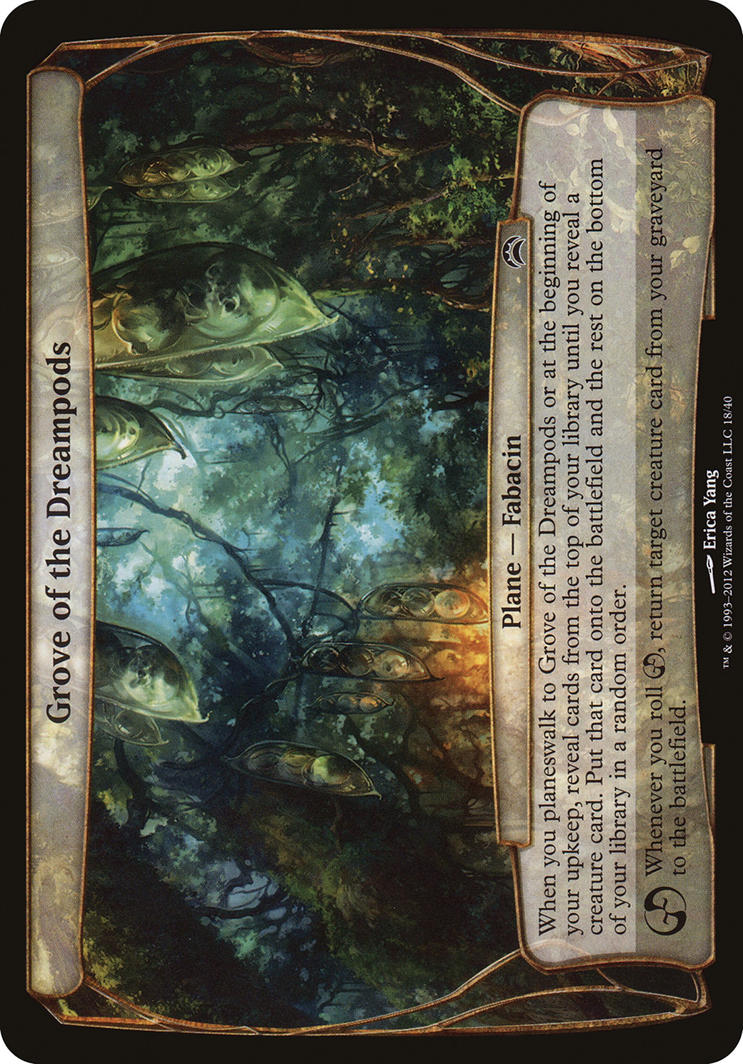 Grove of the Dreampods (Planes) [Planechase 2012 Planes]-1