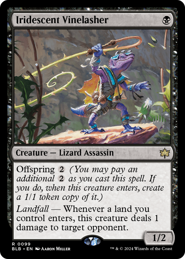 Iridescent Vinelasher (Promo Pack) [Bloomburrow Promos]-1