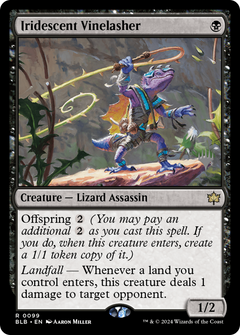 Iridescent Vinelasher (Promo Pack) [Bloomburrow Promos]-1
