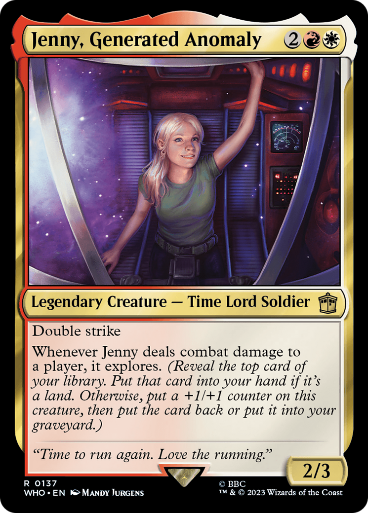Jenny, Generated Anomaly [Doctor Who]-1