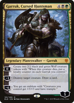Garruk, Cursed Huntsman [Throne of Eldraine]-1