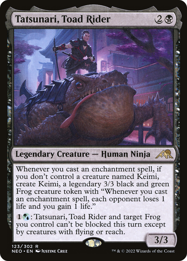 Tatsunari, Toad Rider [Kamigawa: Neon Dynasty]-1
