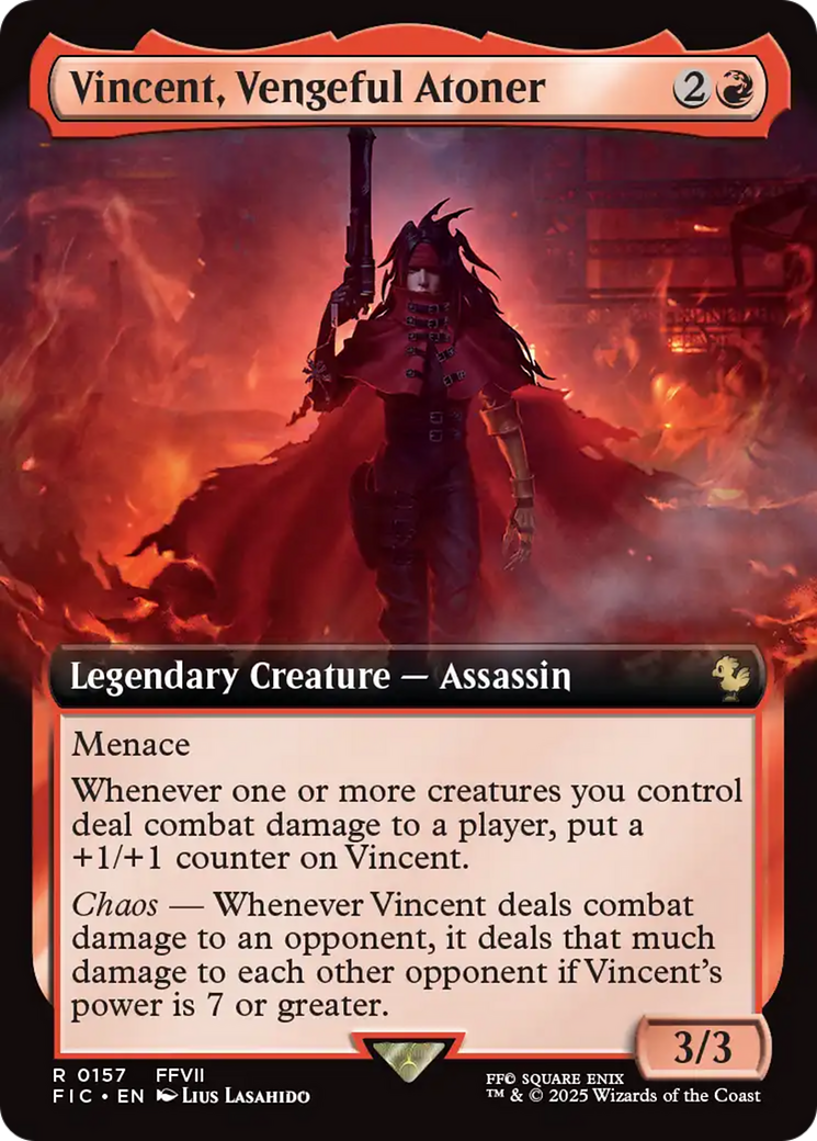 Vincent, Vengeful Atoner (Extended Art) [FINAL FANTASY Commander]-1