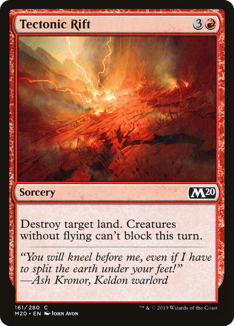 Tectonic Rift [Core Set 2020]-1