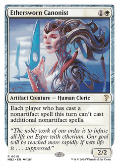 Ethersworn Canonist (White Border) [Mystery Booster 2]-1