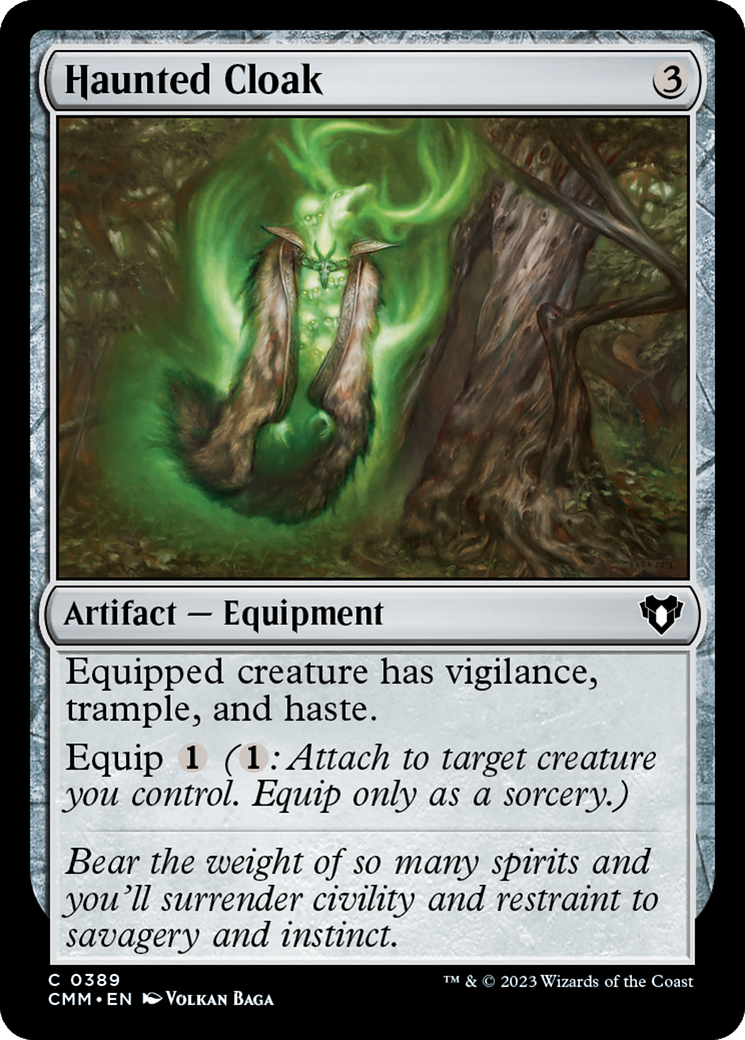 Haunted Cloak [Commander Masters]-1