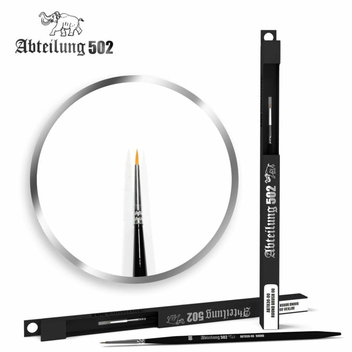 Abteilung 502 Deluxe Brushes - Round Brush 00-1