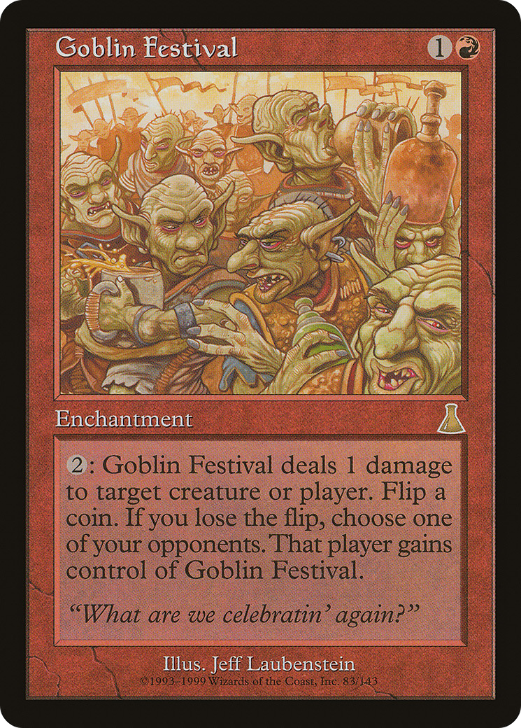 Goblin Festival [Urza's Destiny]-1