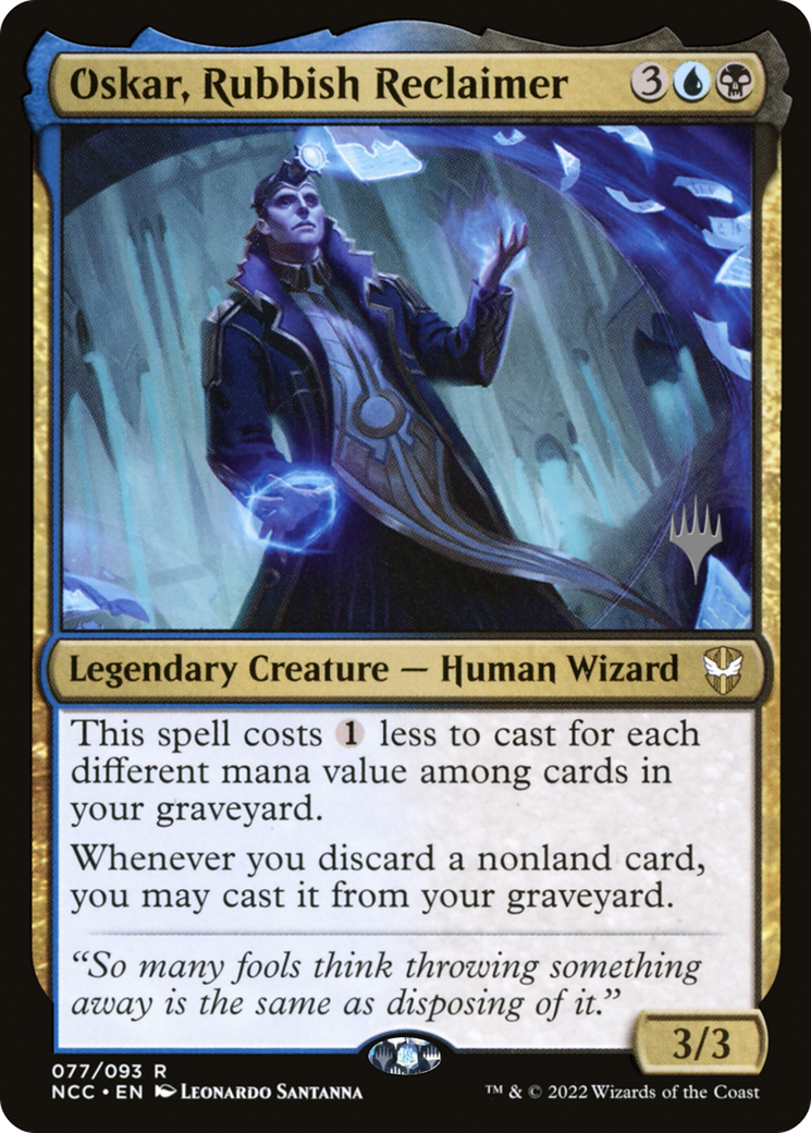 Oskar, Rubbish Reclaimer (Promo Pack) [Streets of New Capenna Commander Promos]-1
