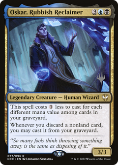 Oskar, Rubbish Reclaimer (Promo Pack) [Streets of New Capenna Commander Promos]-1