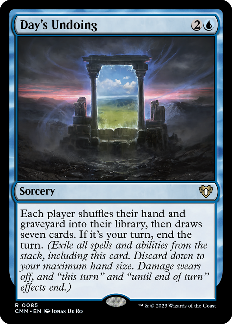 Day's Undoing [Commander Masters]-1
