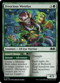 Ferocious Werefox // Guard Change [Wilds of Eldraine]-1