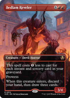 Bedlam Reveler (Borderless) [Innistrad Remastered]-1