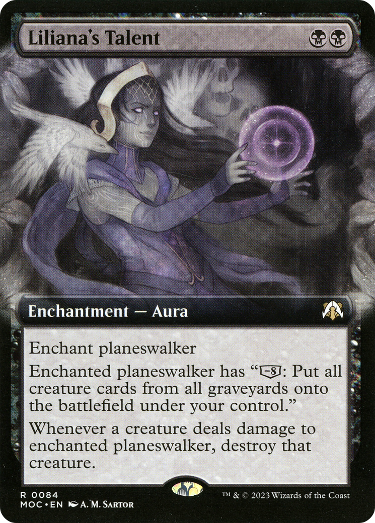 Liliana's Talent (Extended Art) [March of the Machine Commander]-1