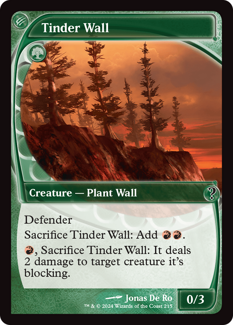 Tinder Wall (Future Sight) [Mystery Booster 2]-1
