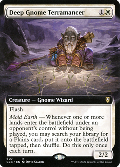 Deep Gnome Terramancer (Extended Art) [Commander Legends: Battle for Baldur's Gate]-1