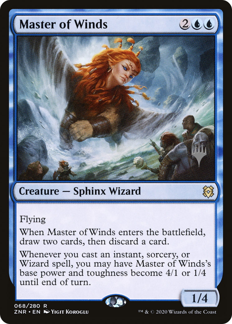 Master of Winds (Promo Pack) [Zendikar Rising Promos]-1