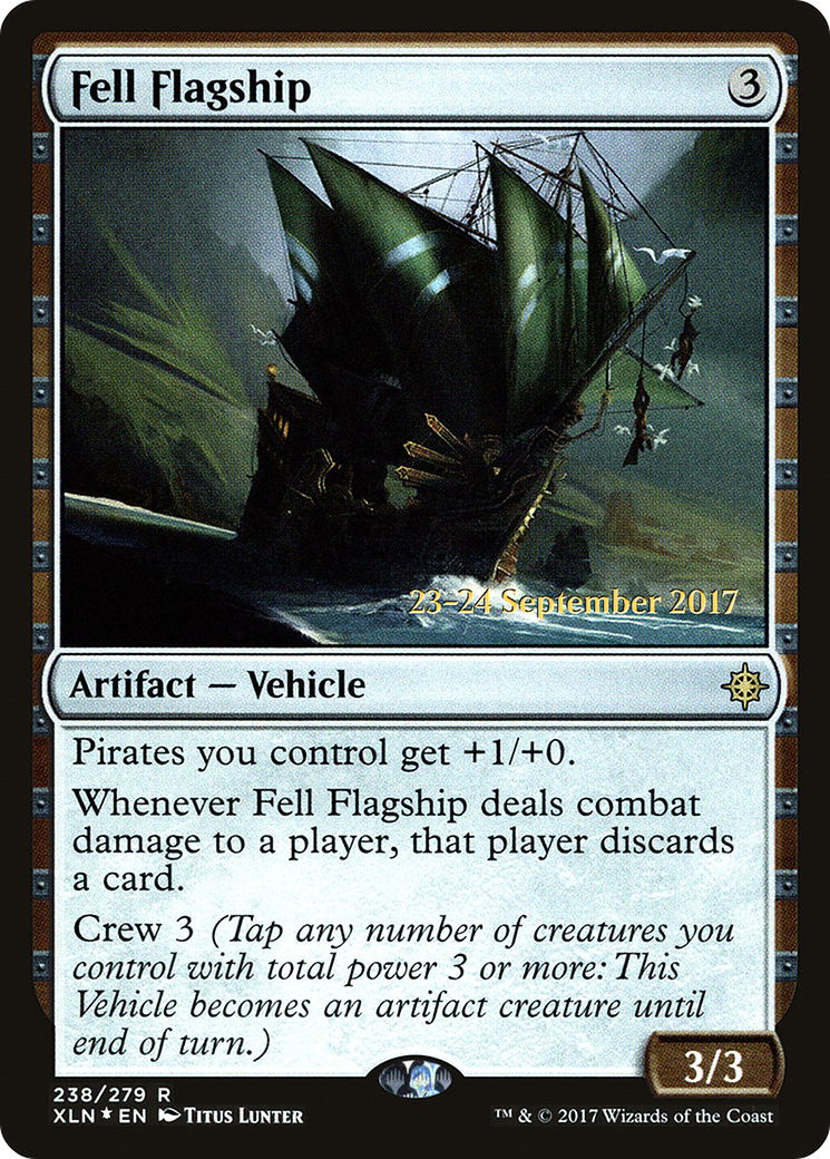 Fell Flagship [Ixalan Prerelease Promos]-1