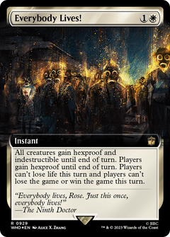 Everybody Lives! (Extended Art) (Surge Foil) [Doctor Who]-1