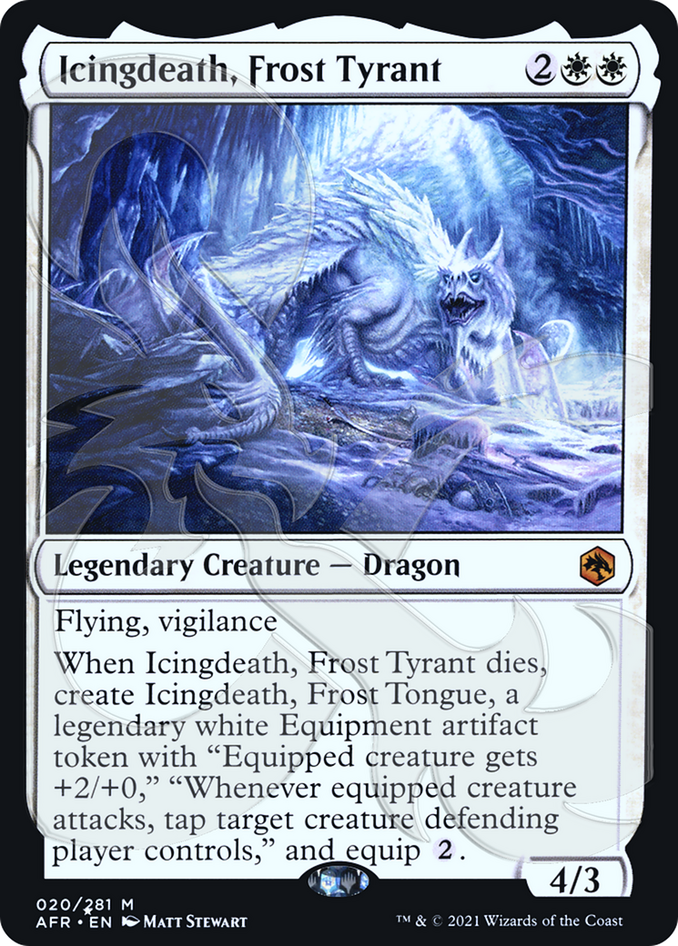 Icingdeath, Frost Tyrant (Ampersand Promo) [Dungeons & Dragons: Adventures in the Forgotten Realms Promos]-1