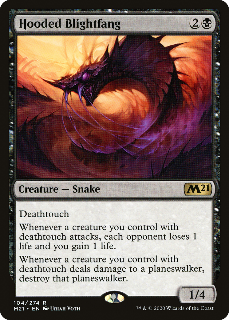 Hooded Blightfang [Core Set 2021]-1