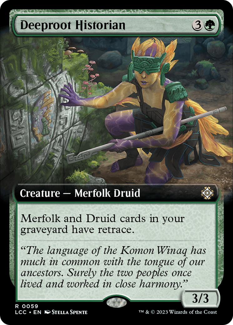Deeproot Historian (Extended Art) [The Lost Caverns of Ixalan Commander]-1