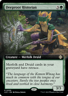 Deeproot Historian (Extended Art) [The Lost Caverns of Ixalan Commander]-1