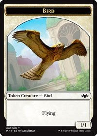 Bird (003) // Construct (017) Double-Sided Token [Modern Horizons Tokens]-1