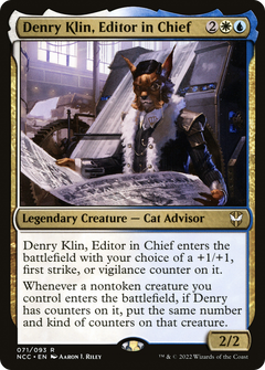 Denry Klin, Editor in Chief [Streets of New Capenna Commander]-1