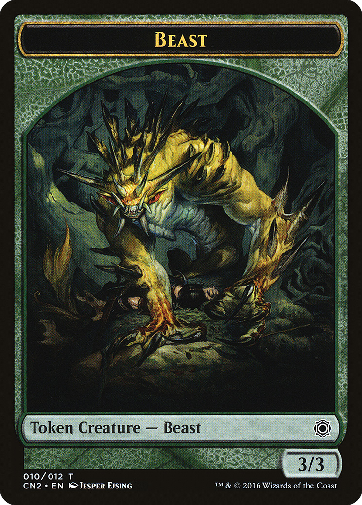 Beast Token [Conspiracy: Take the Crown Tokens]-1