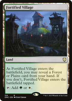 Fortified Village [Phyrexia: All Will Be One Commander]-1