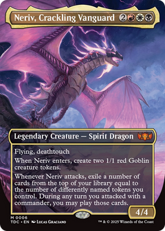 Neriv, Crackling Vanguard (Borderless) [Tarkir: Dragonstorm Commander]-1