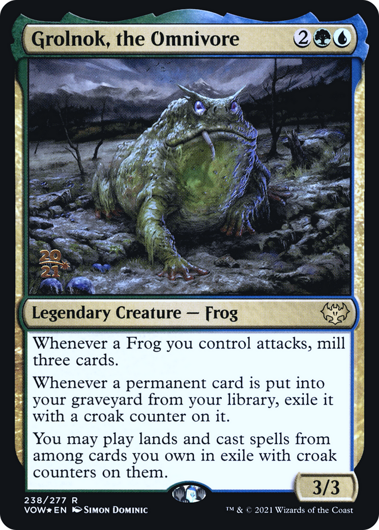 Grolnok, the Omnivore [Innistrad: Crimson Vow Prerelease Promos]-1