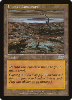 Blasted Landscape [Urza's Saga]-1