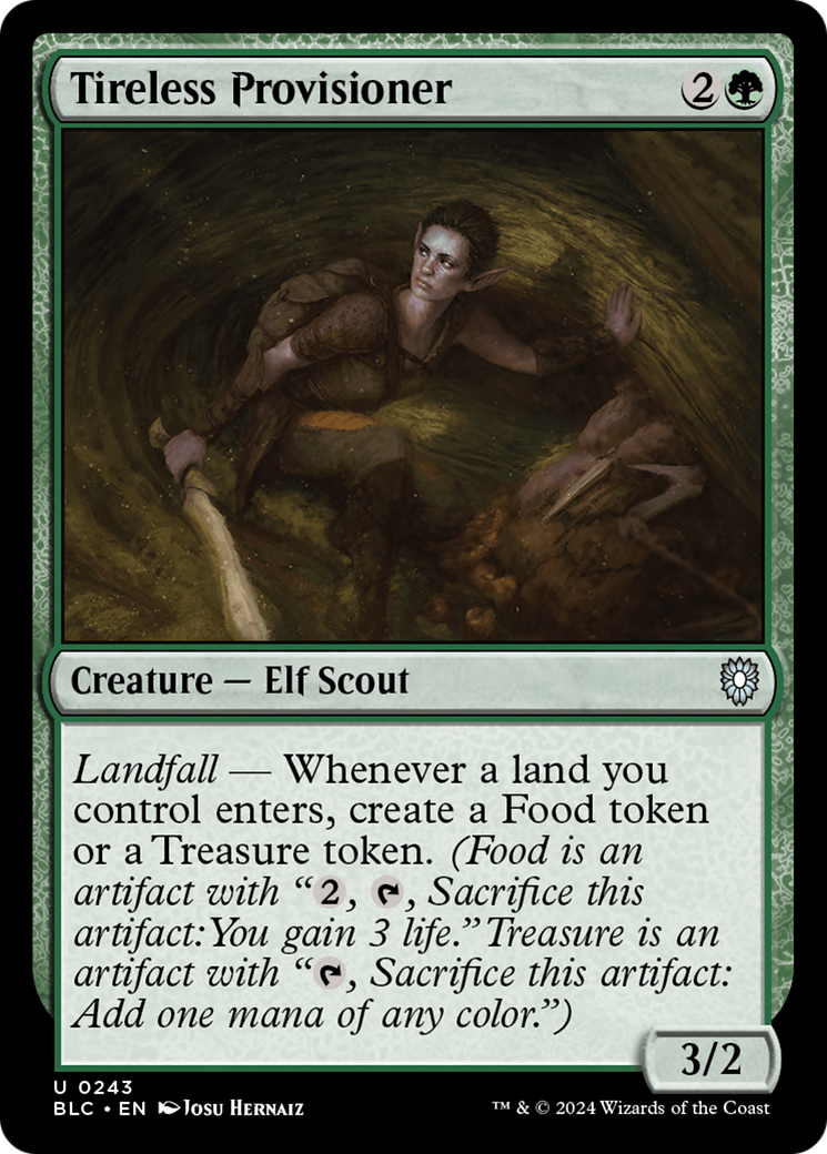 Tireless Provisioner [Bloomburrow Commander]-1