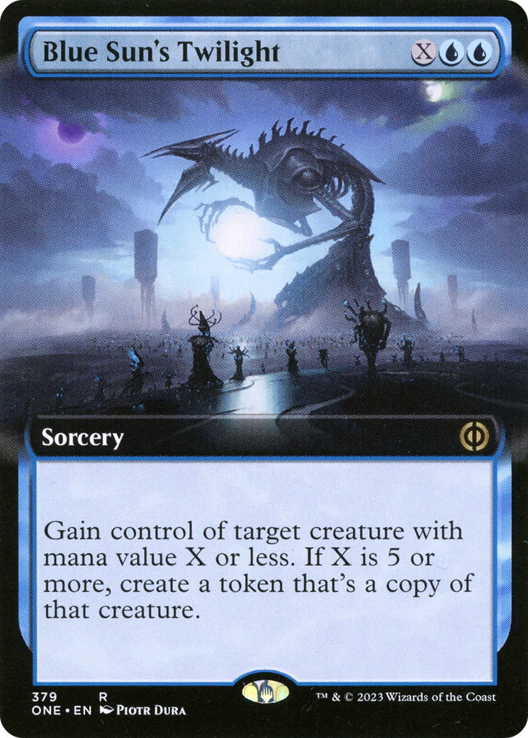 Blue Sun's Twilight (Extended Art) [Phyrexia: All Will Be One]-1