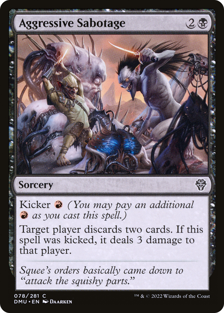 Aggressive Sabotage [Dominaria United]-1