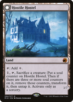 Hostile Hostel // Creeping Inn [Innistrad: Midnight Hunt]-3