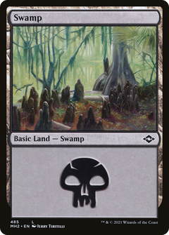 Swamp (485) (MH2-485) - Modern Horizons 2 Etched Foil-1