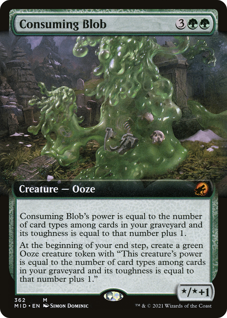 Consuming Blob (Extended Art) [Innistrad: Midnight Hunt]-1