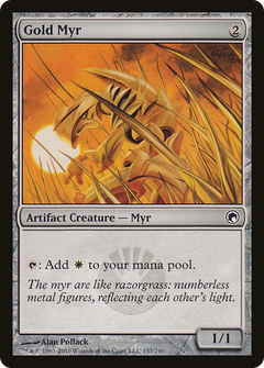 Gold Myr [Scars of Mirrodin]-1