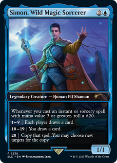Simon, Wild Magic Sorcerer [Secret Lair Drop Series]-1