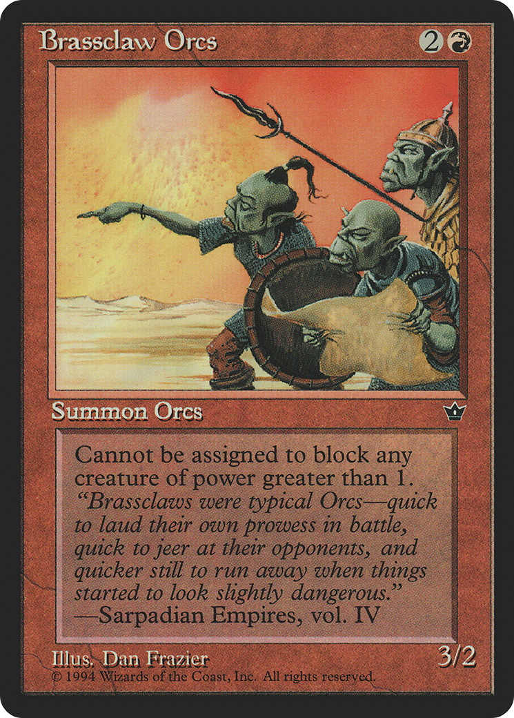 Brassclaw Orcs (Dan Frazier) [Fallen Empires]-1