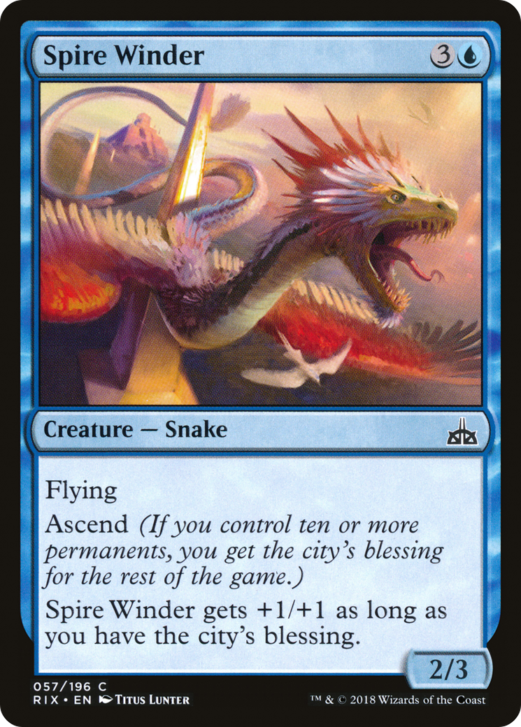 Spire Winder [Rivals of Ixalan]-1
