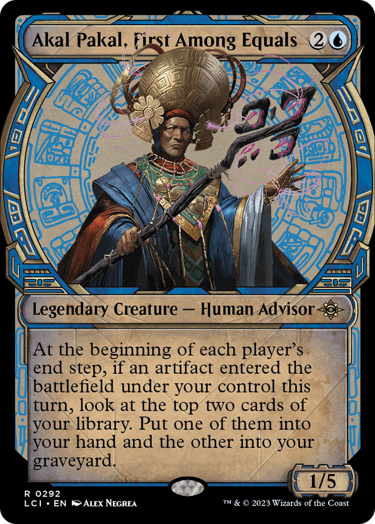 Akal Pakal, First Among Equals (Showcase) [The Lost Caverns of Ixalan]-1