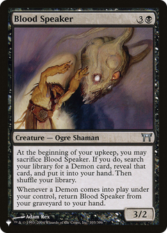 Blood Speaker [The List]-1