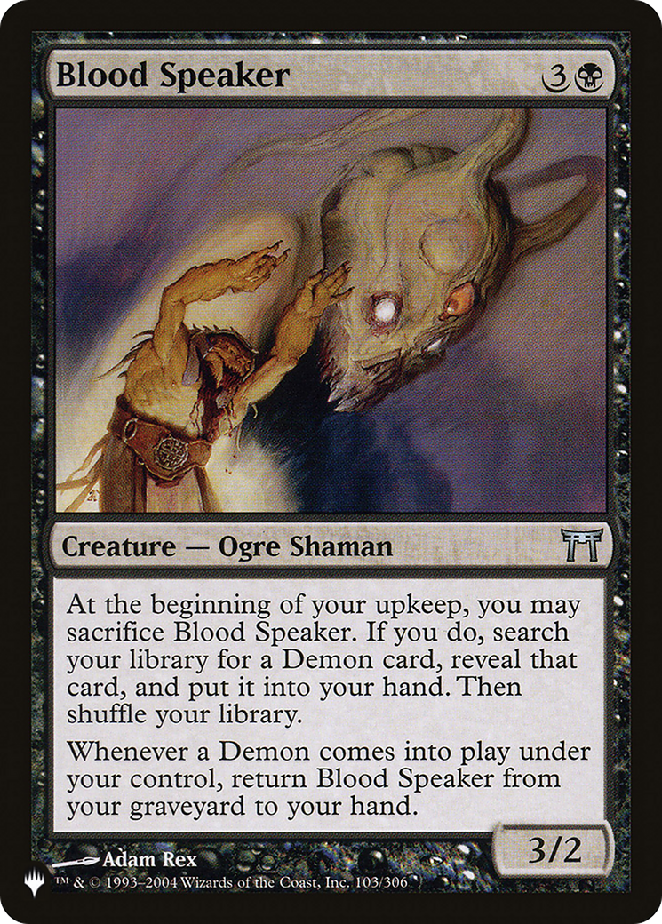 Blood Speaker [The List]-1
