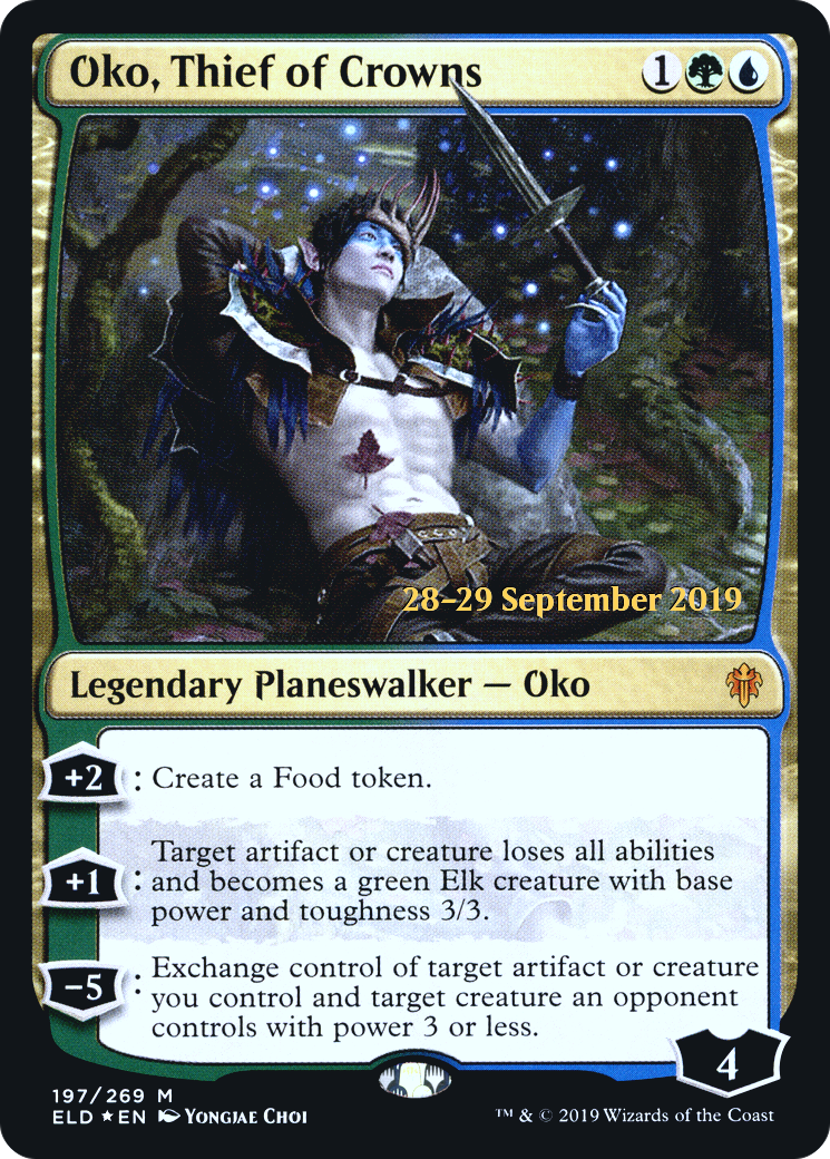 Oko, Thief of Crowns [Throne of Eldraine Prerelease Promos]-1