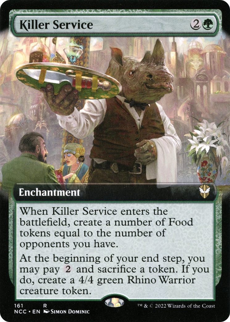Killer Service (Extended Art) [Streets of New Capenna Commander]-1