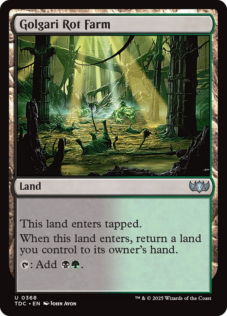 Golgari Rot Farm [Tarkir: Dragonstorm Commander]-1